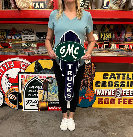 GMC Trucks Vintage Style Metal Sign
