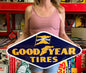 Goodyear Tires Vintage Style Metal Sign