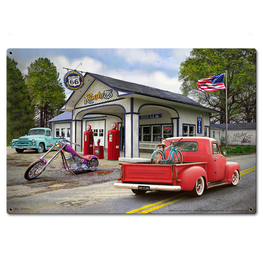 Gas Station 24 x 16