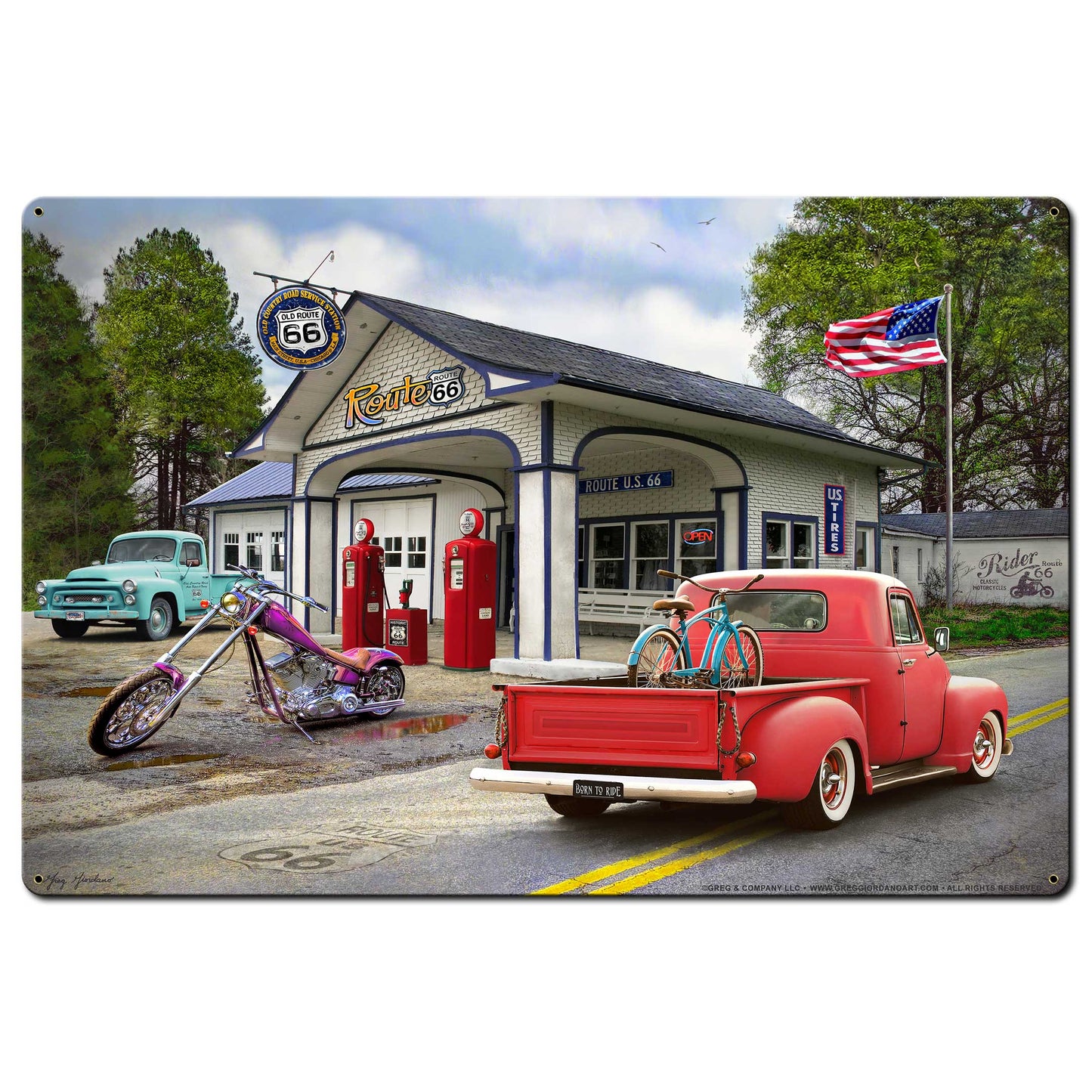 Gas Station 36 x 24
