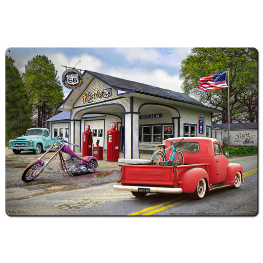 Gas Station 36 x 24