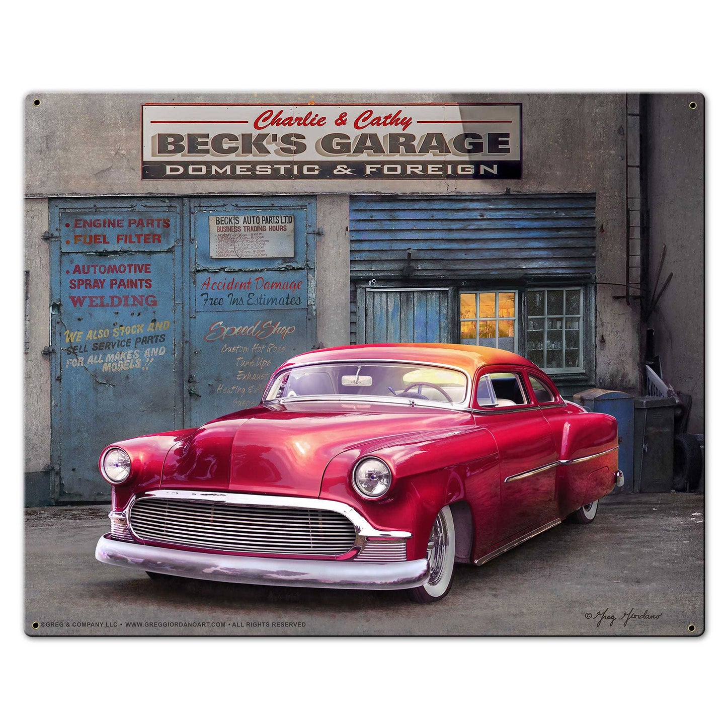 Beck'S Garage 30 x 24