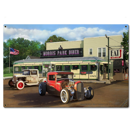 Diner And Rat Rods 24 x 16