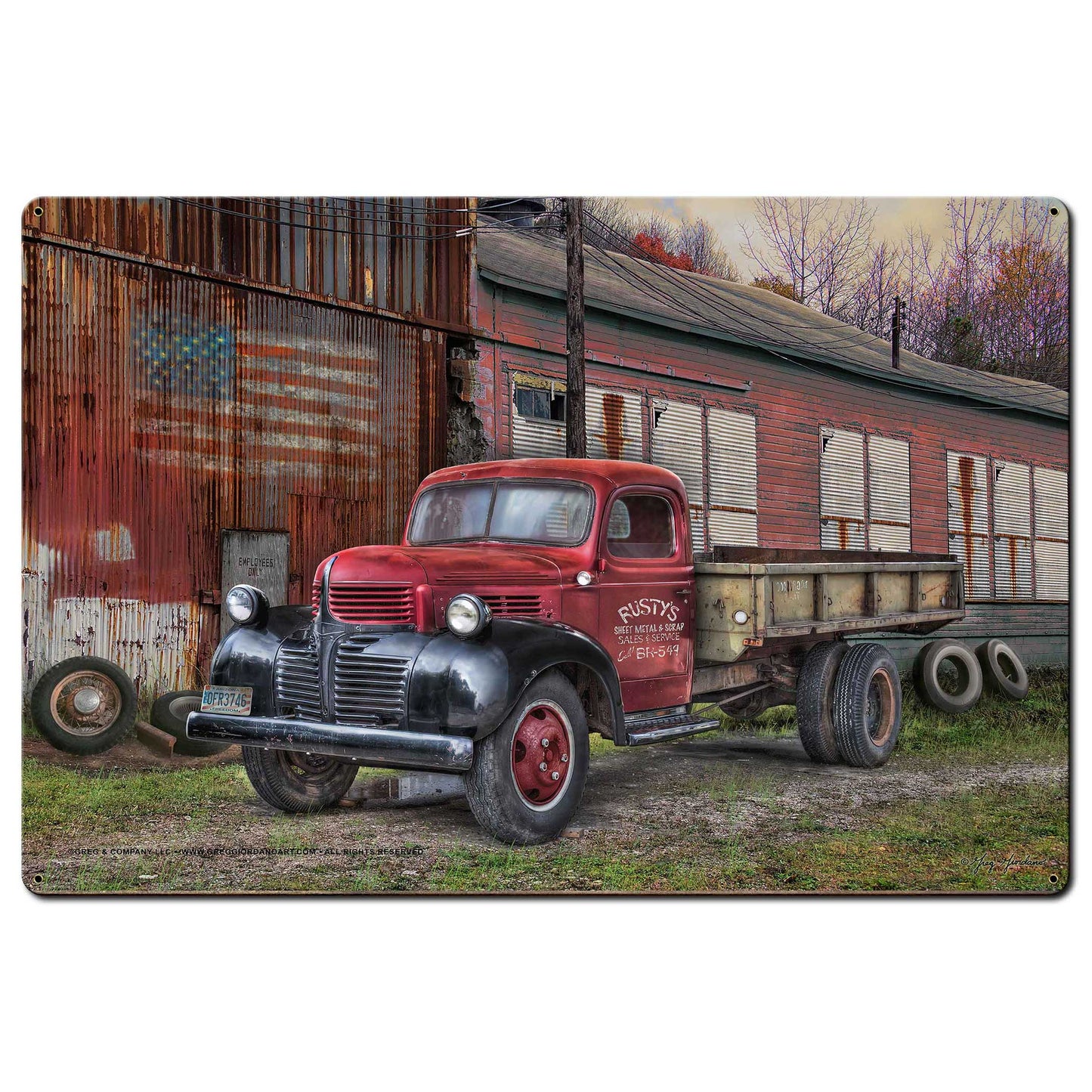 Factory Truck 36 x 24