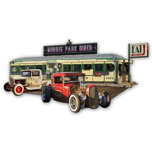 Morris Park Diner 22In X11In 22 x 11