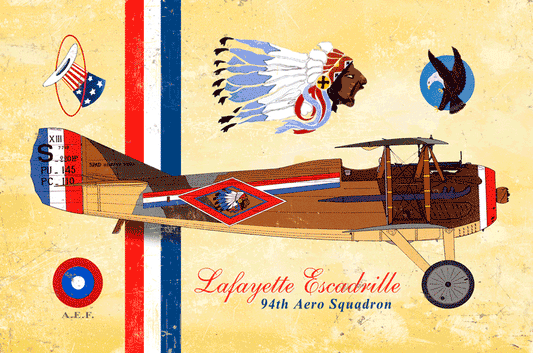 Lafayette Escadrille 18 X 12