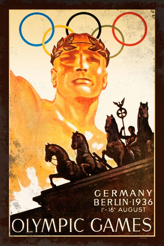 Berlin Olympic Games 18 X 12