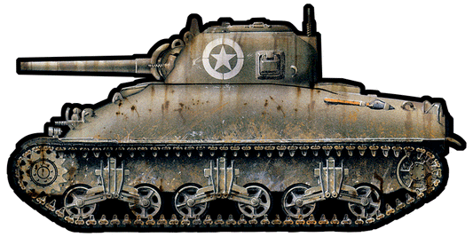 Sherman Tank 20 X 10
