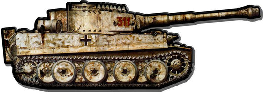 Tiger Tank 25 X 8