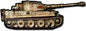 Tiger Tank 25 X 8