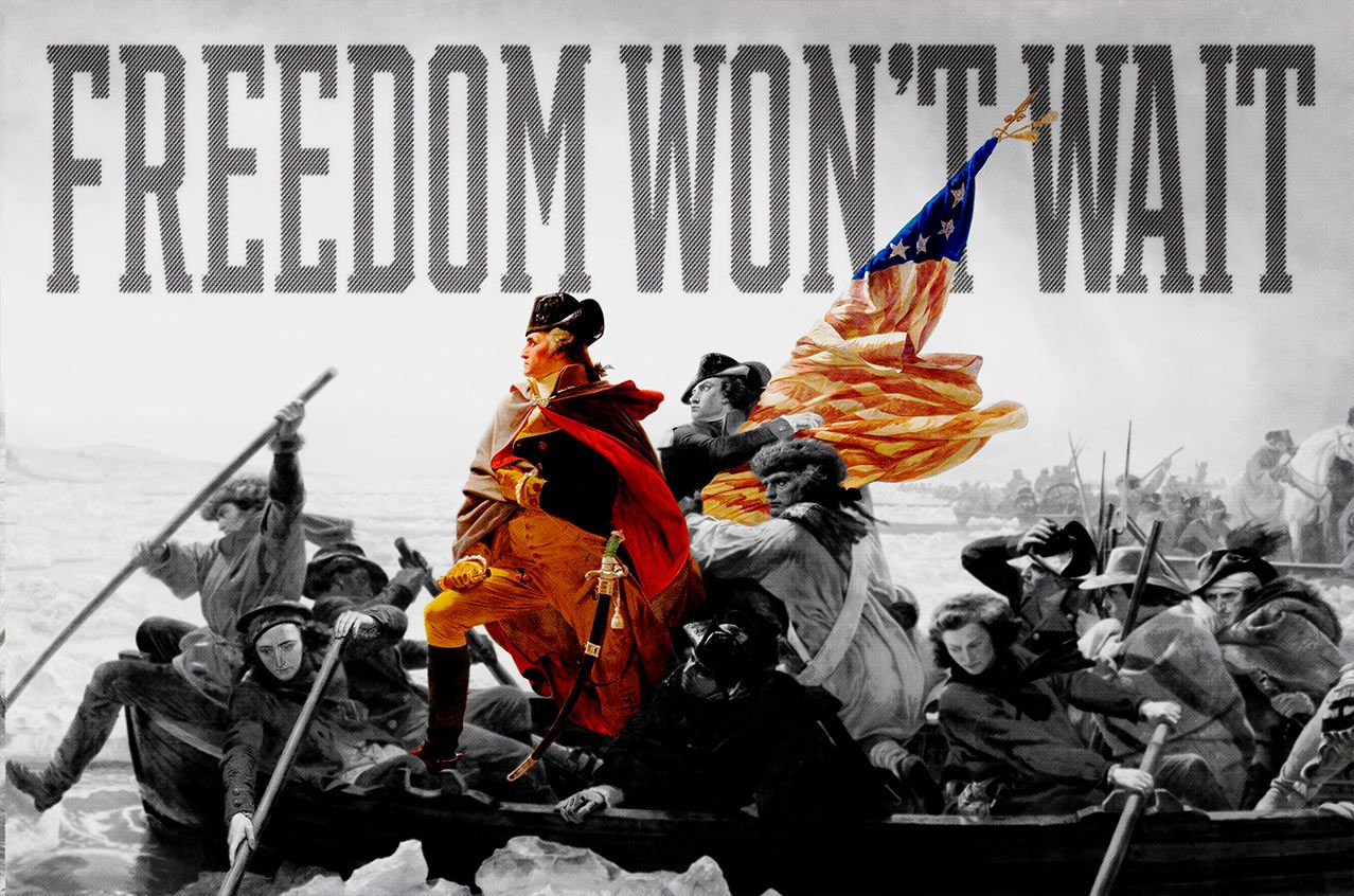 Washington Delaware Freedom 18 X 12