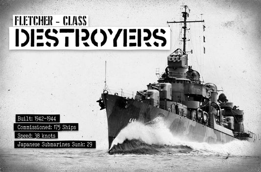 Fletcher Destroyers 18 X 12