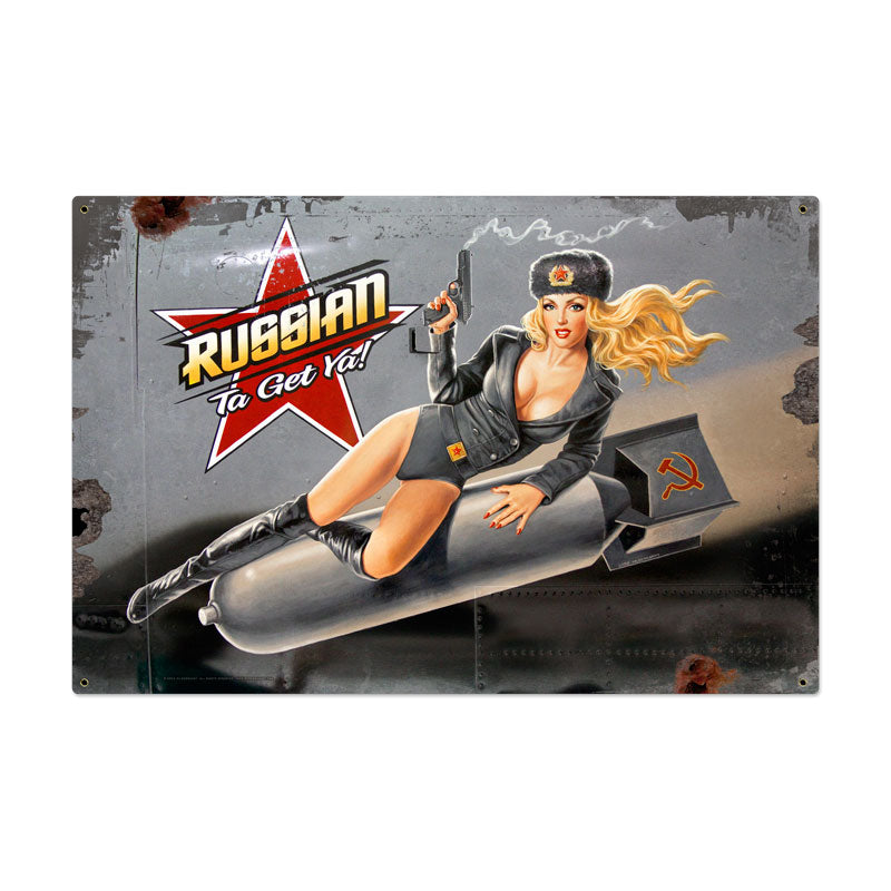 Russian Nose Art 36 x 24