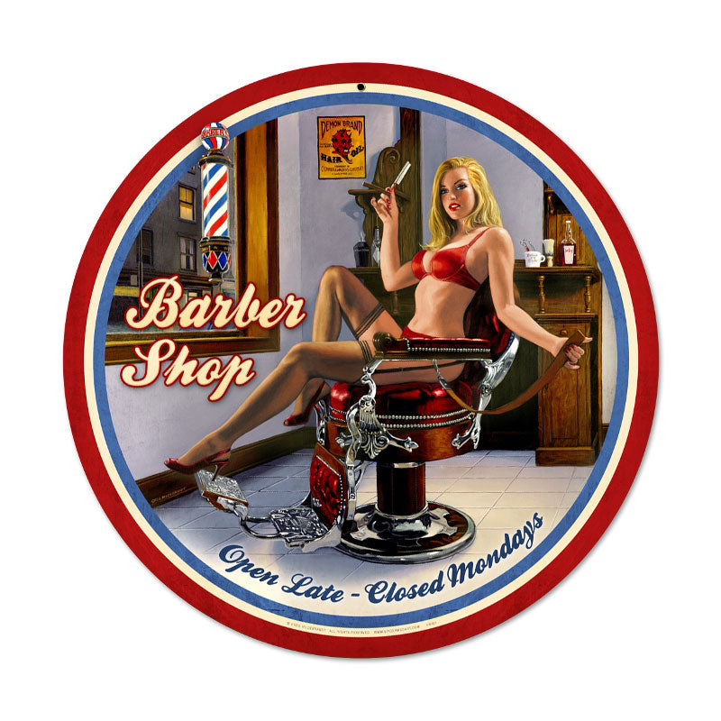 Barber Shop 28 x 28