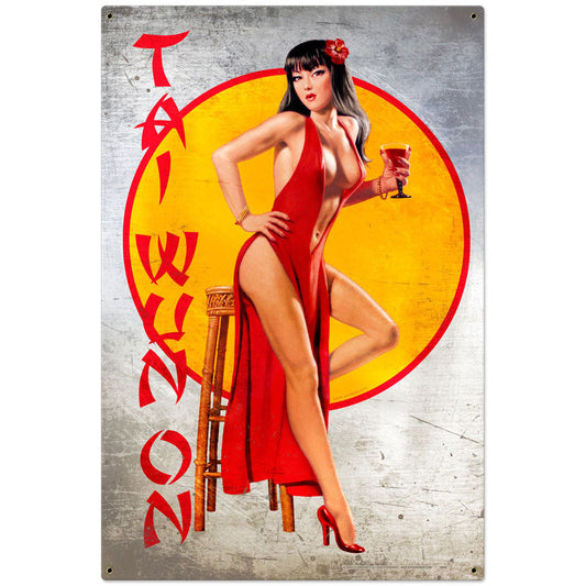 Tai Wun On Vintage Style Metal Sign 24 x 36