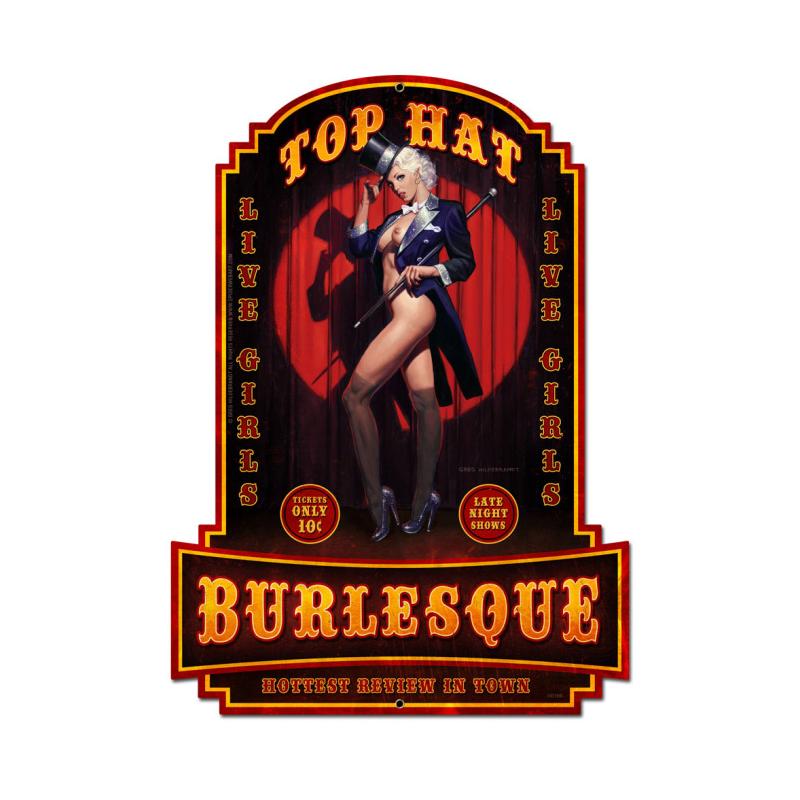 Top Hat Burlesque 13 x 18