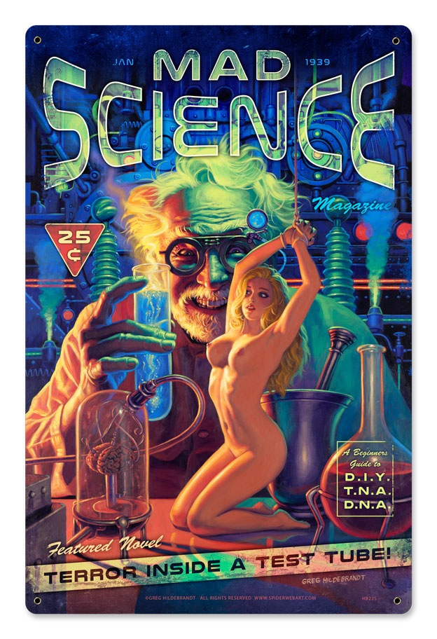 Mad Science Magazine 12 x 18