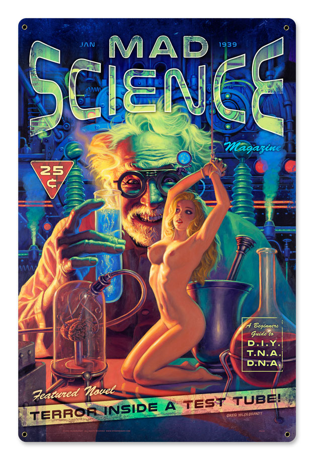 Mad Science Magazine 24 x 36
