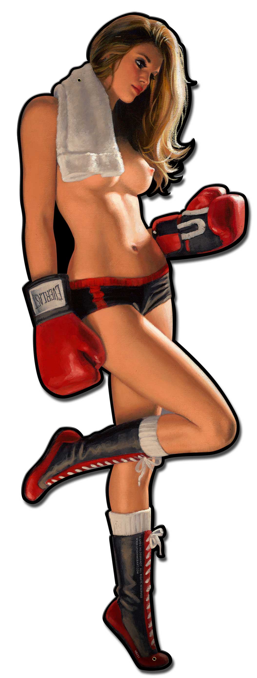 Boxing Girl 12 x 34