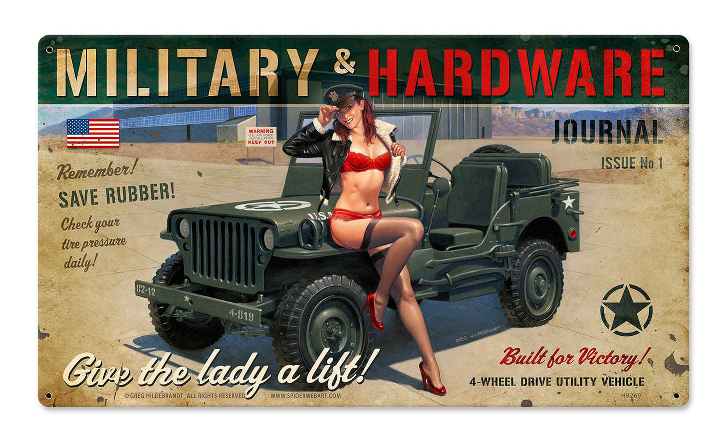 Willys Overland Jeep 8 X 14