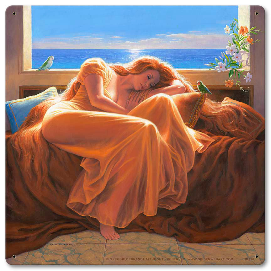 Flaming June 12 x 12