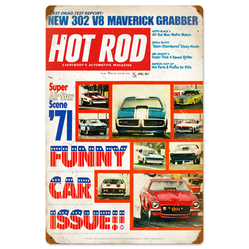 Funny Cars 16 x 24