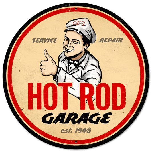 Hot Rod Garage 28 x 28