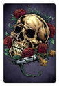 Skull Roses And Dagger 12 x 18