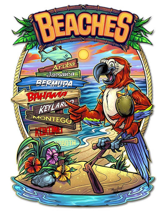 Parrot Beach Crossroads 17 x 22