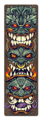Tiki Totem Earthtones 8 x 26