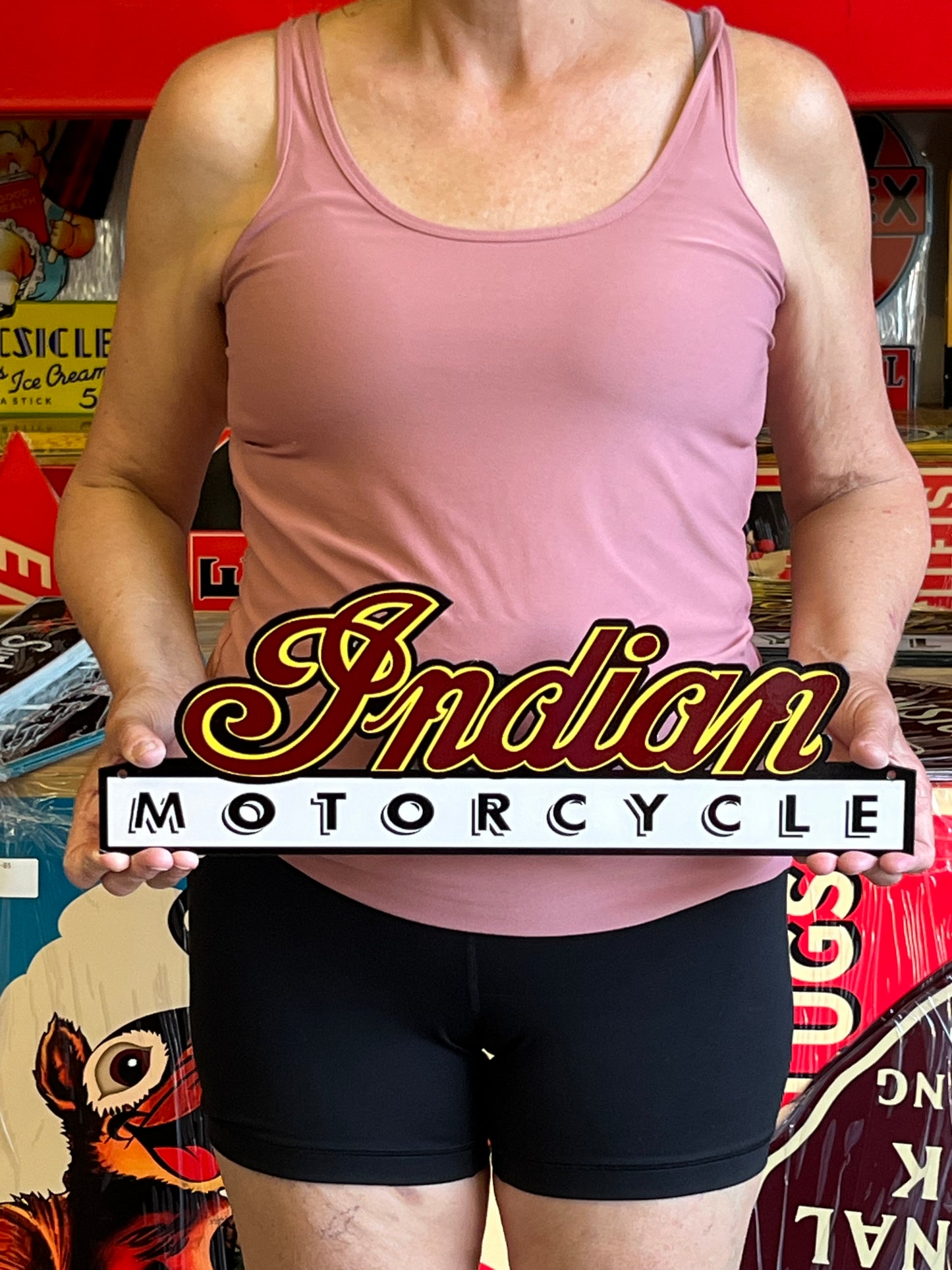 Indian Motorcycles Vintage Style Metal Sign