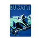 Bugatti Blue 12 x 18