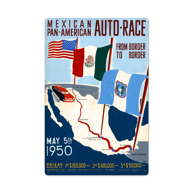 Mexican Auto Race 16 x 24