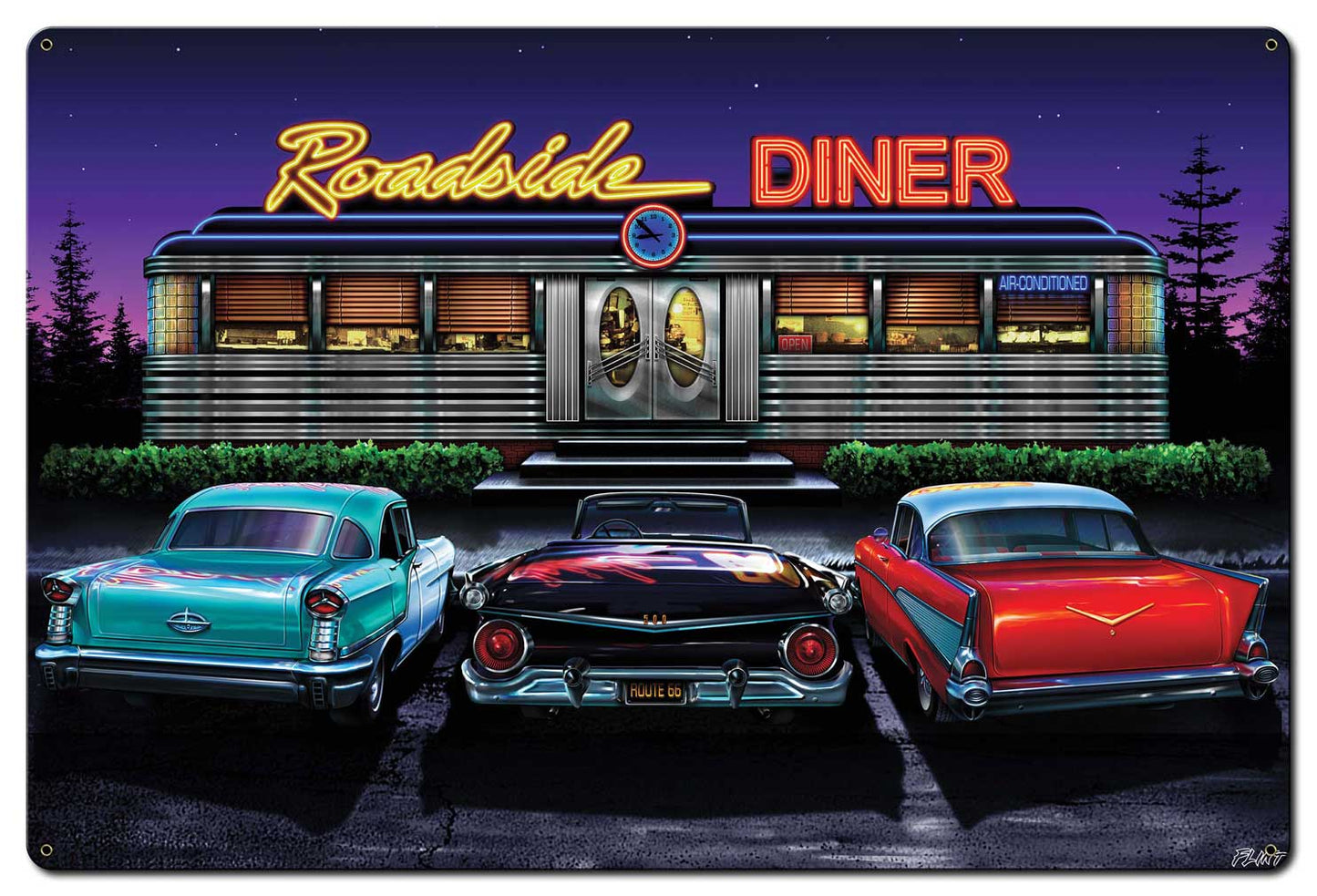Roadside Diner 36 x 24