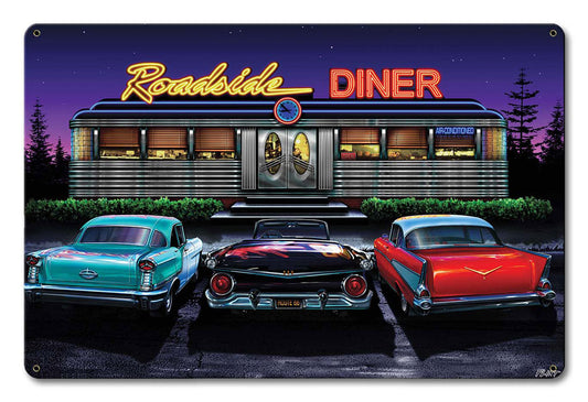 Roadside Diner 18 x 12