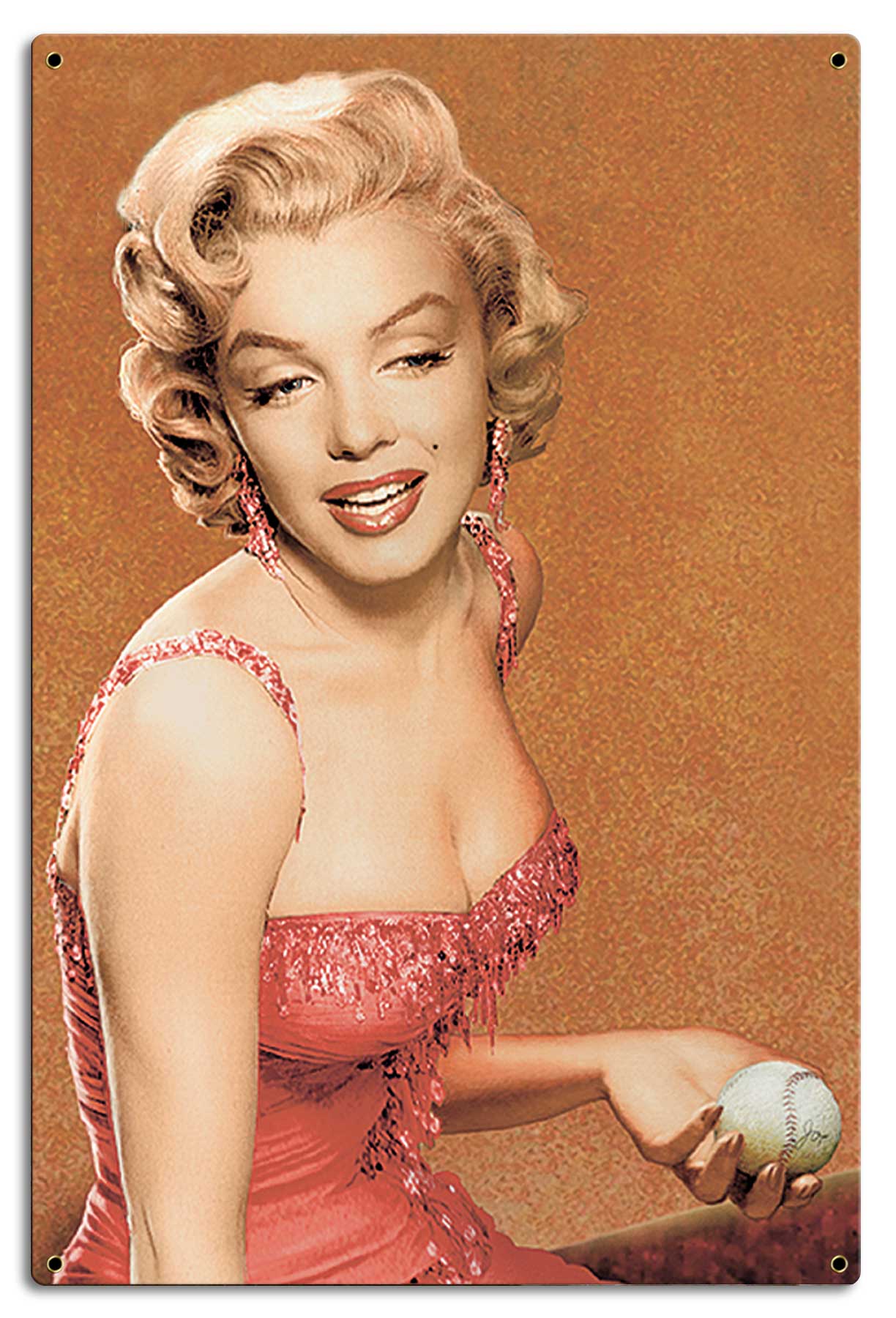 Marilyn'S Baseball 16 x 24