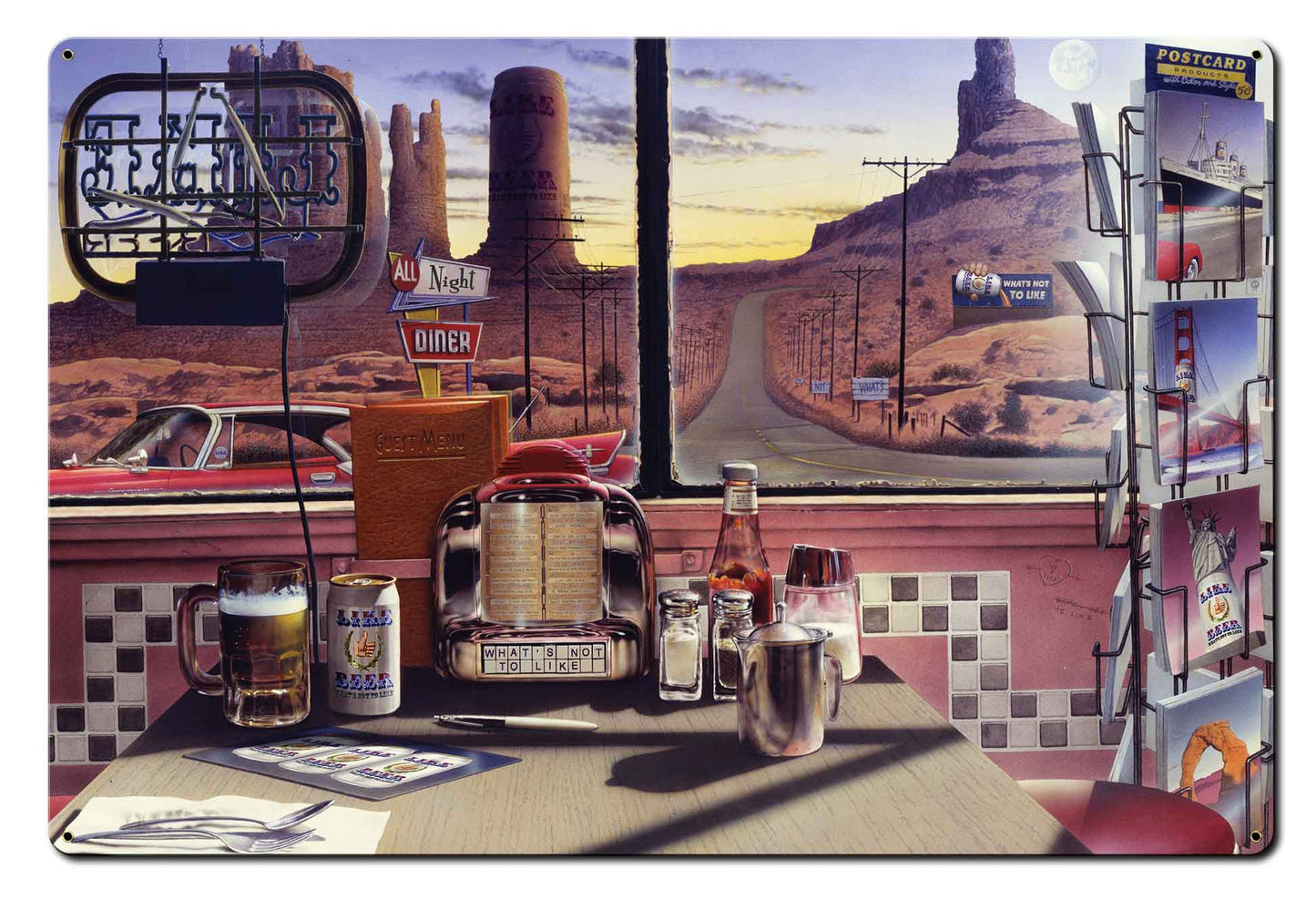 All Night Diner 36 x 24