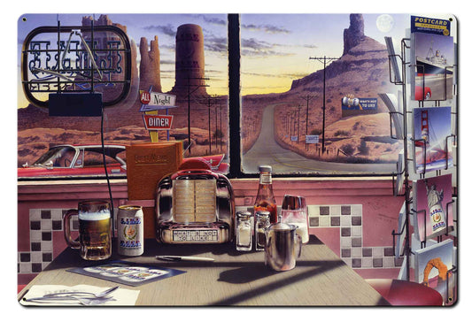 All Night Diner 36 x 24