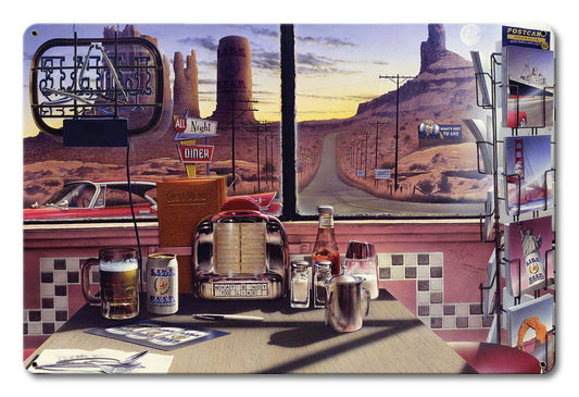 All Night Diner 18 x 12