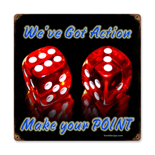 Dice Make Point 12 x 12