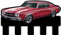 Chevy Chevelle Key Chain Holder 18 x 10