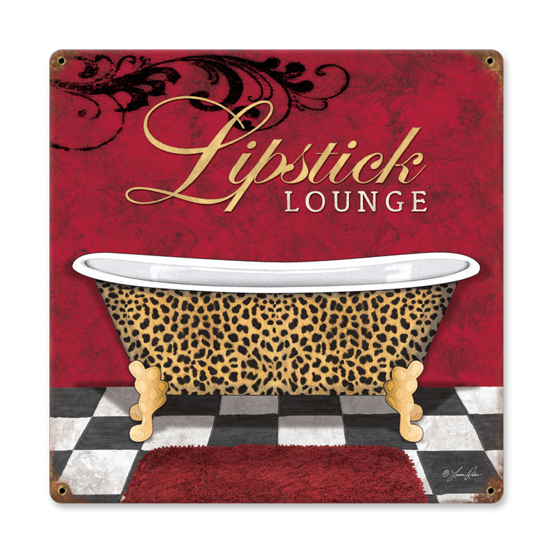 Lipstick Lounge 18 x 18