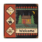 Welcome Cabin 18 x 18