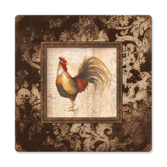 Rooster Square 18 x 18