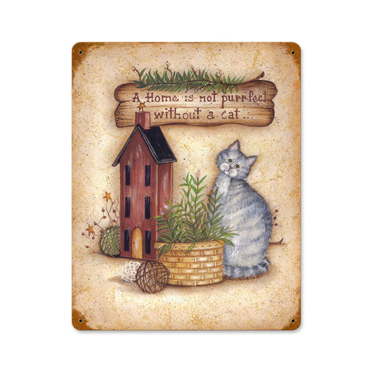 Home With Cat 11 x 14