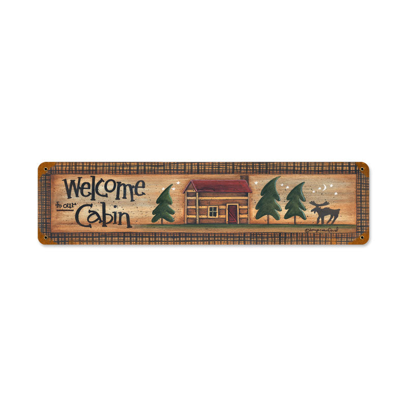 Welcome Cabin 20 X 5