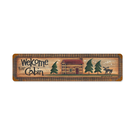 Welcome Cabin 20 X 5
