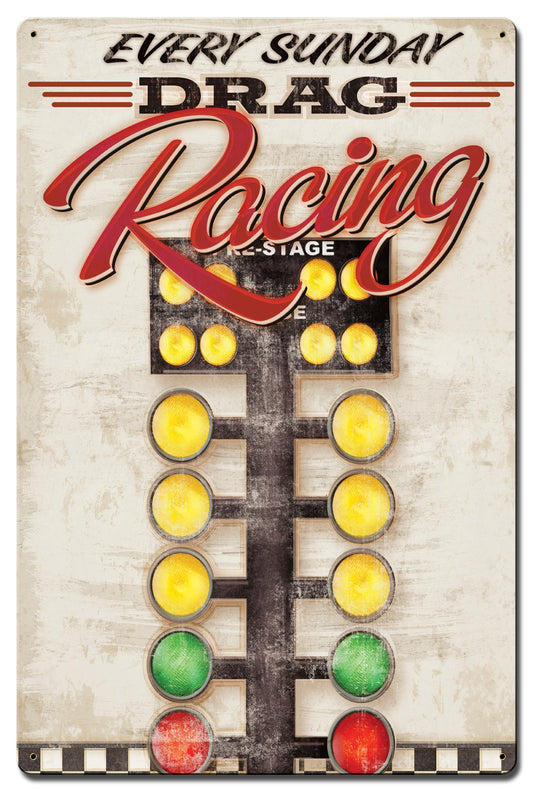 Drag Racing Corrugated 16 x 24