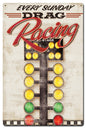 Drag Racing Corrugated 16 x 24