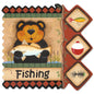Fishing Bear 16 x 16